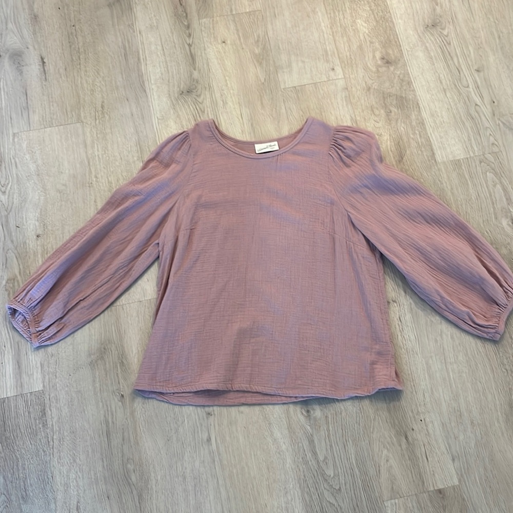 Blush pink blouse 🎀
